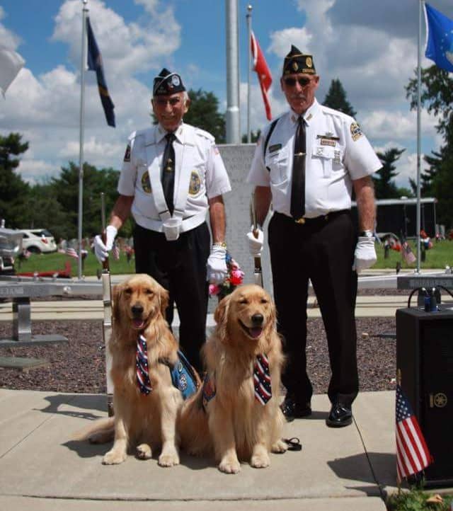Veterans with PawPrint Dogs