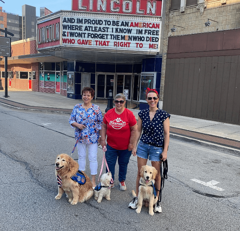 PawPrint Dogs and Jennifer at Lincoln Theatre